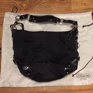 Genuine Black Coach Handbag